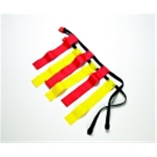Sportime Sportime Small Flag Football Belts - Set 12; Red & Yellow 1478713